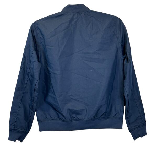 Everlane The Bomber Jacket Lightweight Navy Blue Men Medium NWT - Picture 4 of 13